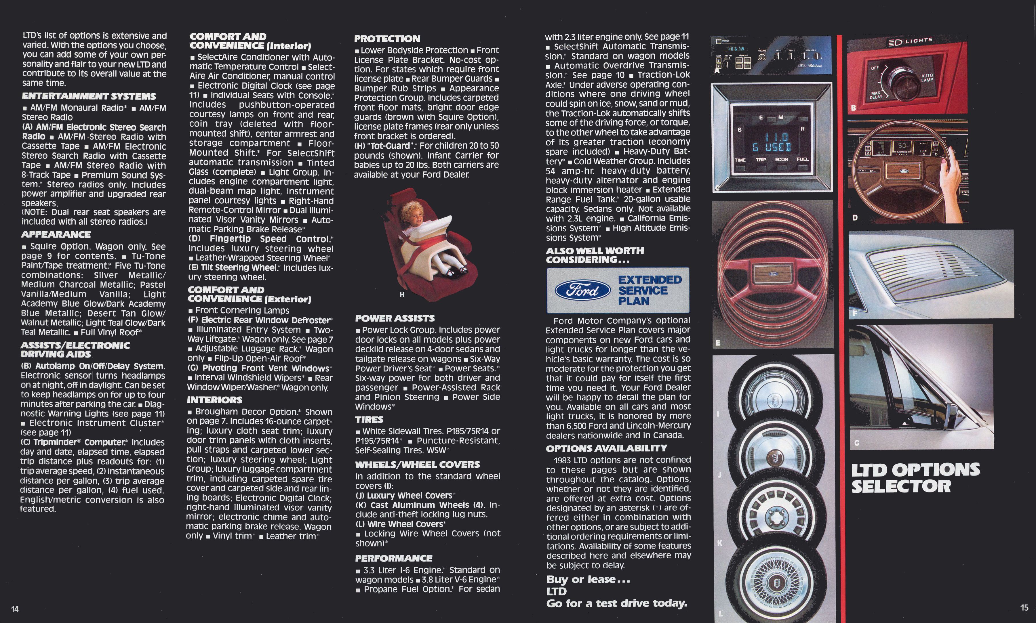 1983 Ford LTD Brochure Page 1
